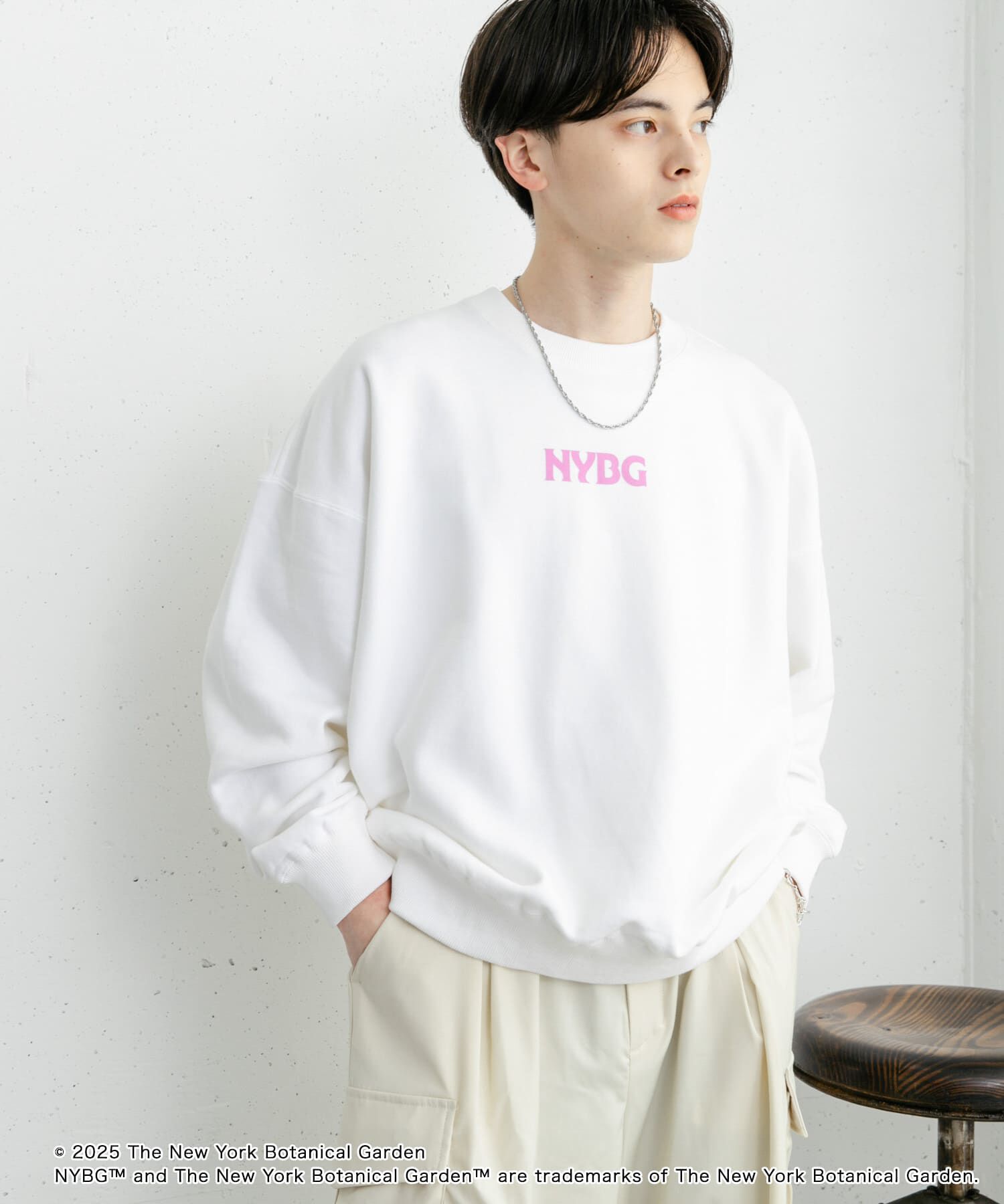 SENSE OF PLACE by URBAN RESEARCH「NYBG　クルーネックルーズスウェットA」|スウェット・ジャージ|