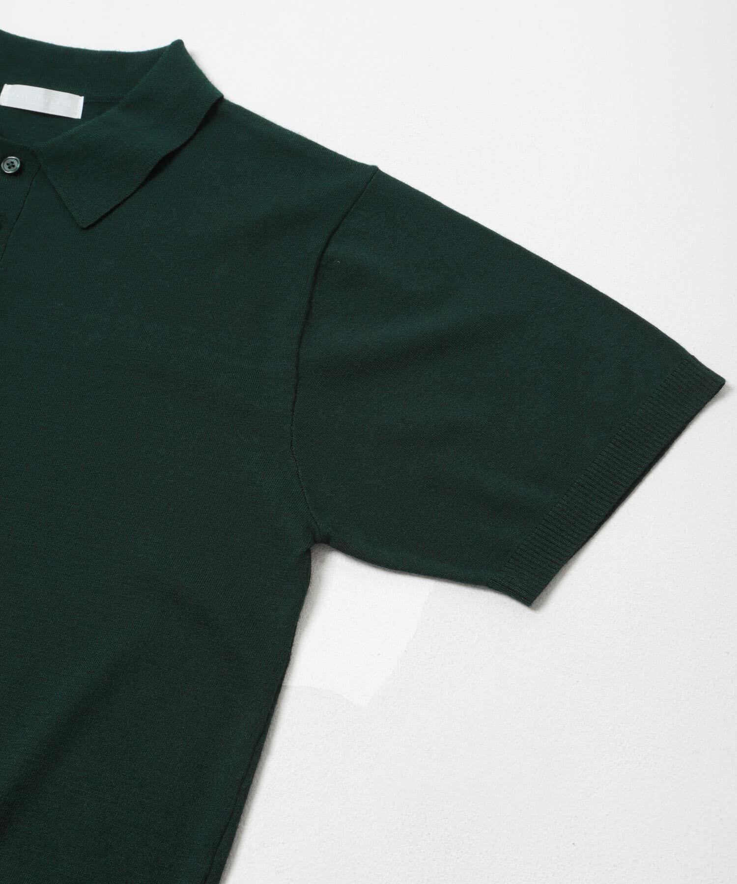 SENSE OF PLACE by URBAN RESEARCH「『洗濯可』ストレッチニットポロショートスリーブTシャツ」|ニット・セーター|