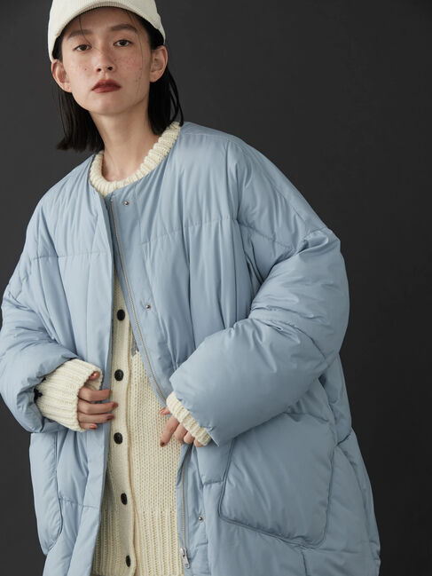  「あったかマフラー付き中綿コート」|その他|