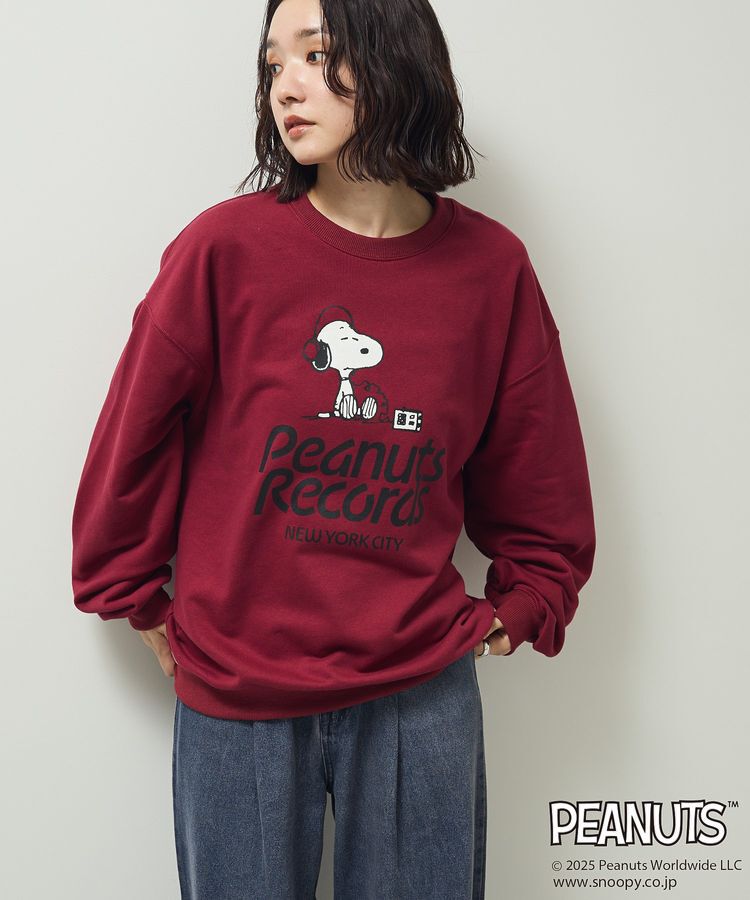 Green Parks「■PEANUTS ヘッドフォンスウェット」|スウェット・ジャージ|Bordeaux