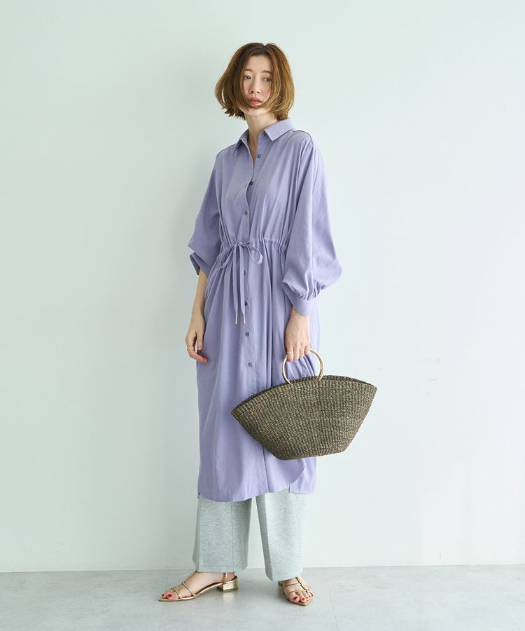 YECCA VECCA「【UVカット】2way袖バルーンワンピース」|ワンピース|