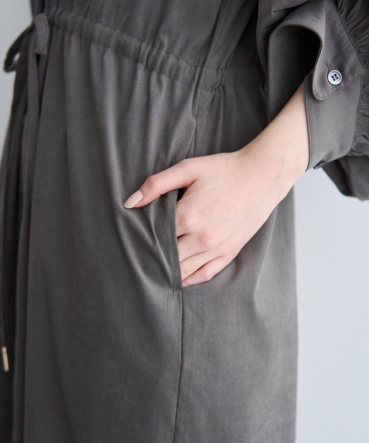 YECCA VECCA「【UVカット】2way袖バルーンワンピース」|ワンピース|