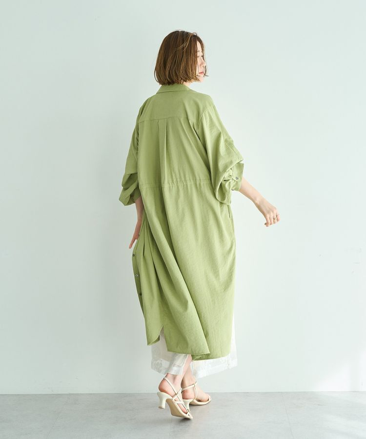 YECCA VECCA「【UVカット】2way袖バルーンワンピース」|ワンピース|