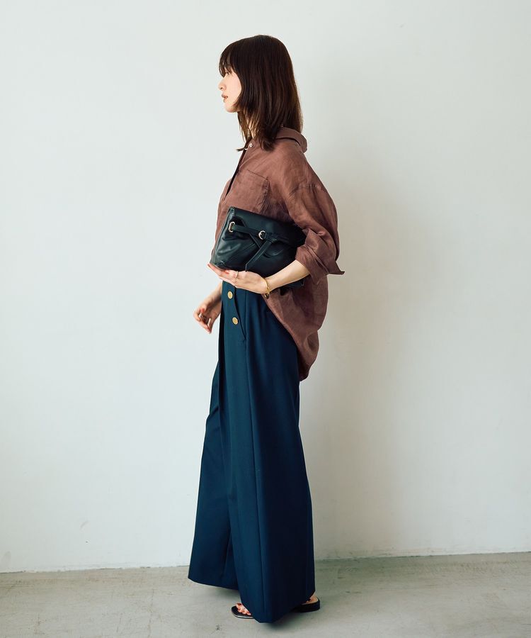 YECCA VECCA「3wayシアーリネンシャツ」|シャツ・ブラウス|