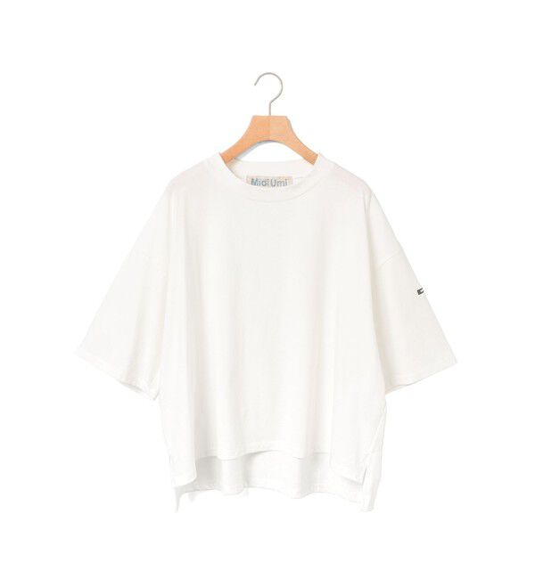 MidiUmi「MidiUmi モックネックワイドプルオーバー」|Tシャツ・カットソー|