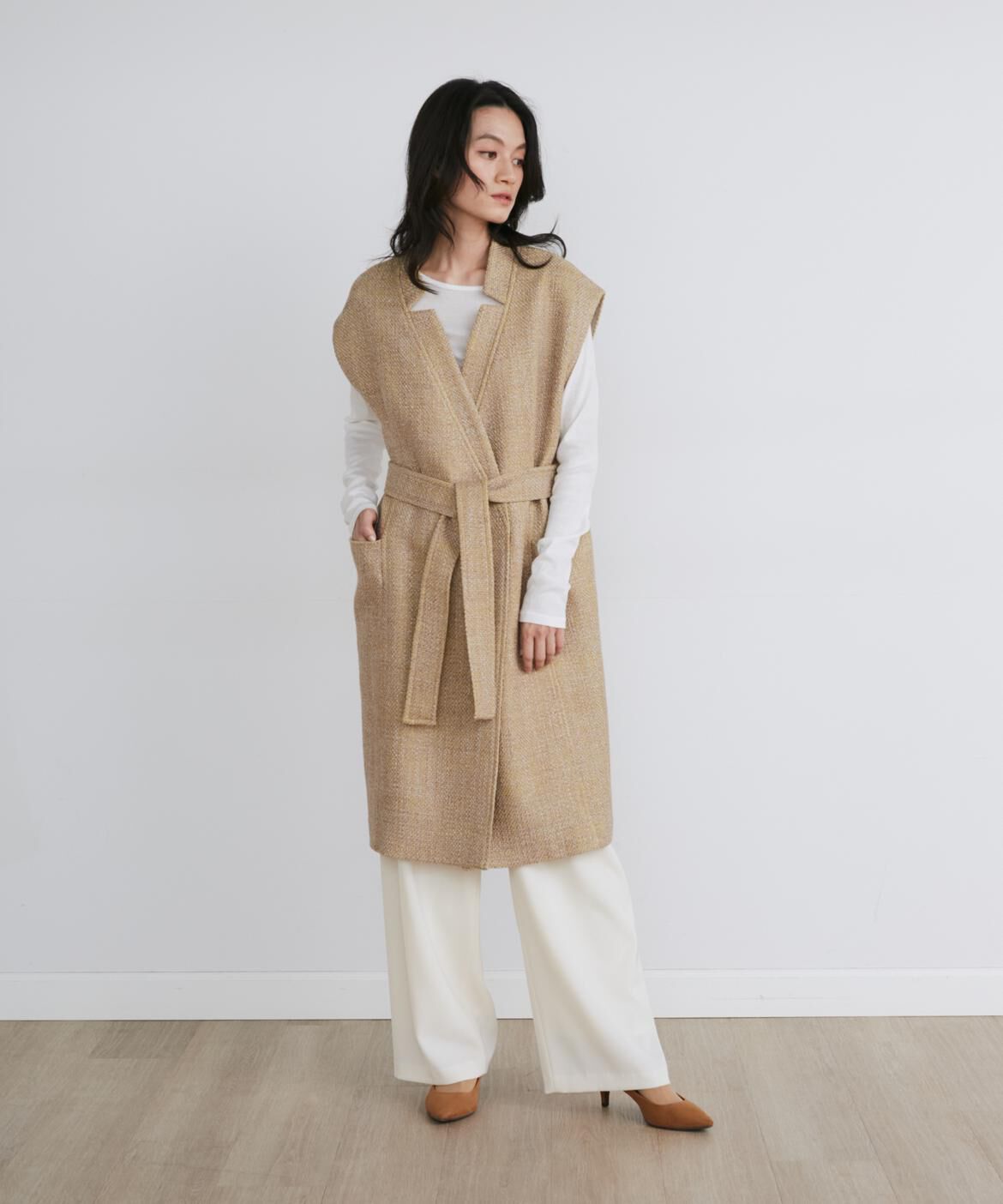 INED「《大きいサイズ》ラップパンツ《la veille by SUPERIOR CLOSET》」|その他|