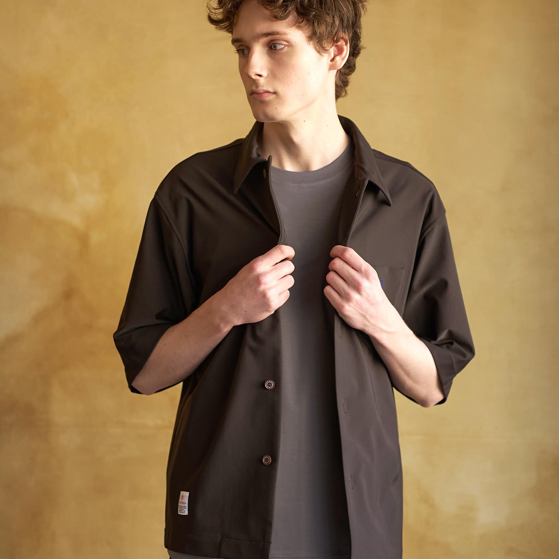 DRESSTERIOR「【接触冷感/UVカット/ウォッシャブル/Safari5月号掲載】AIRTOOL ハーフスリーブシャツ」|シャツ・ブラウス|