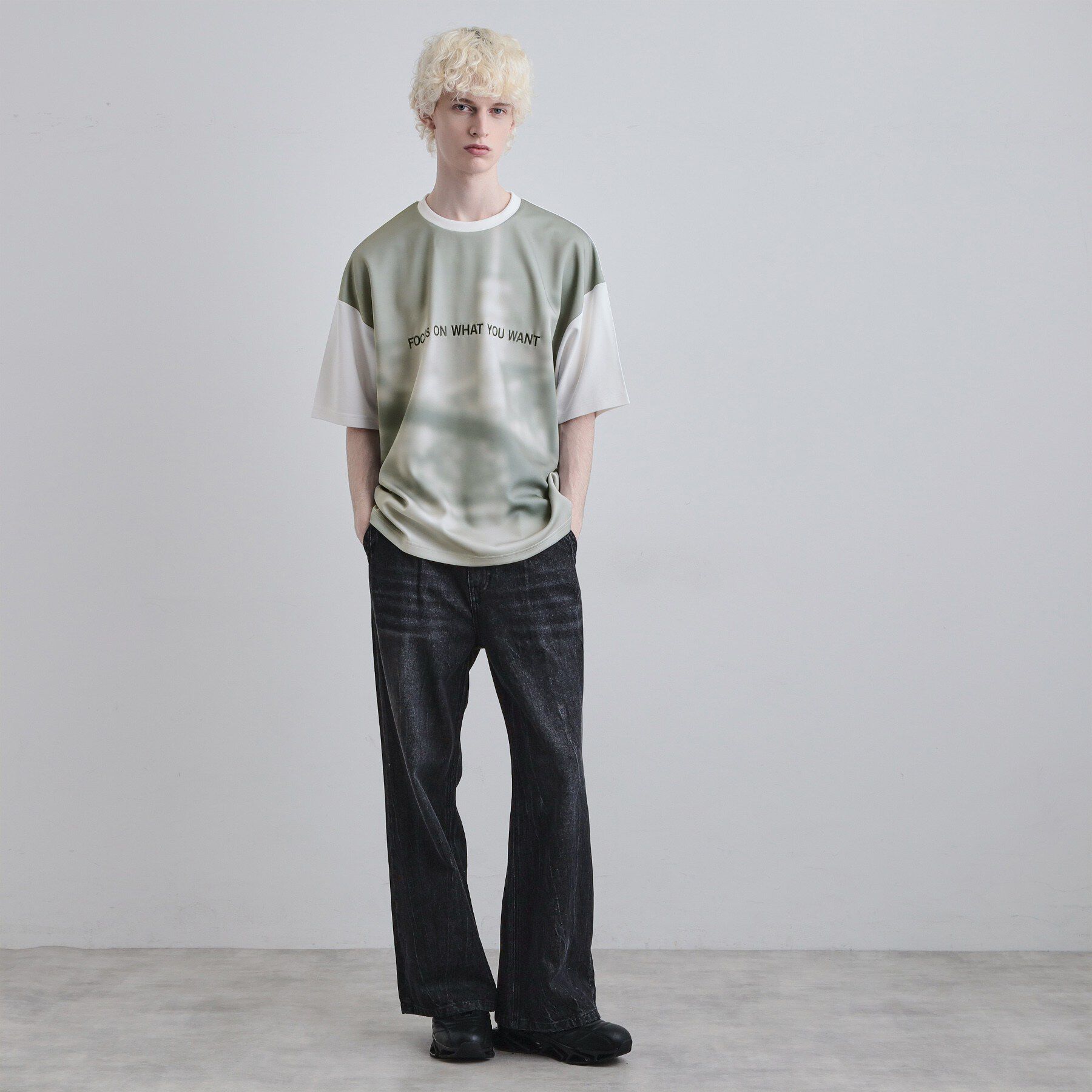 tk.TAKEO KIKUCHI「昇華転写ポンチカットソー」|Tシャツ・カットソー|