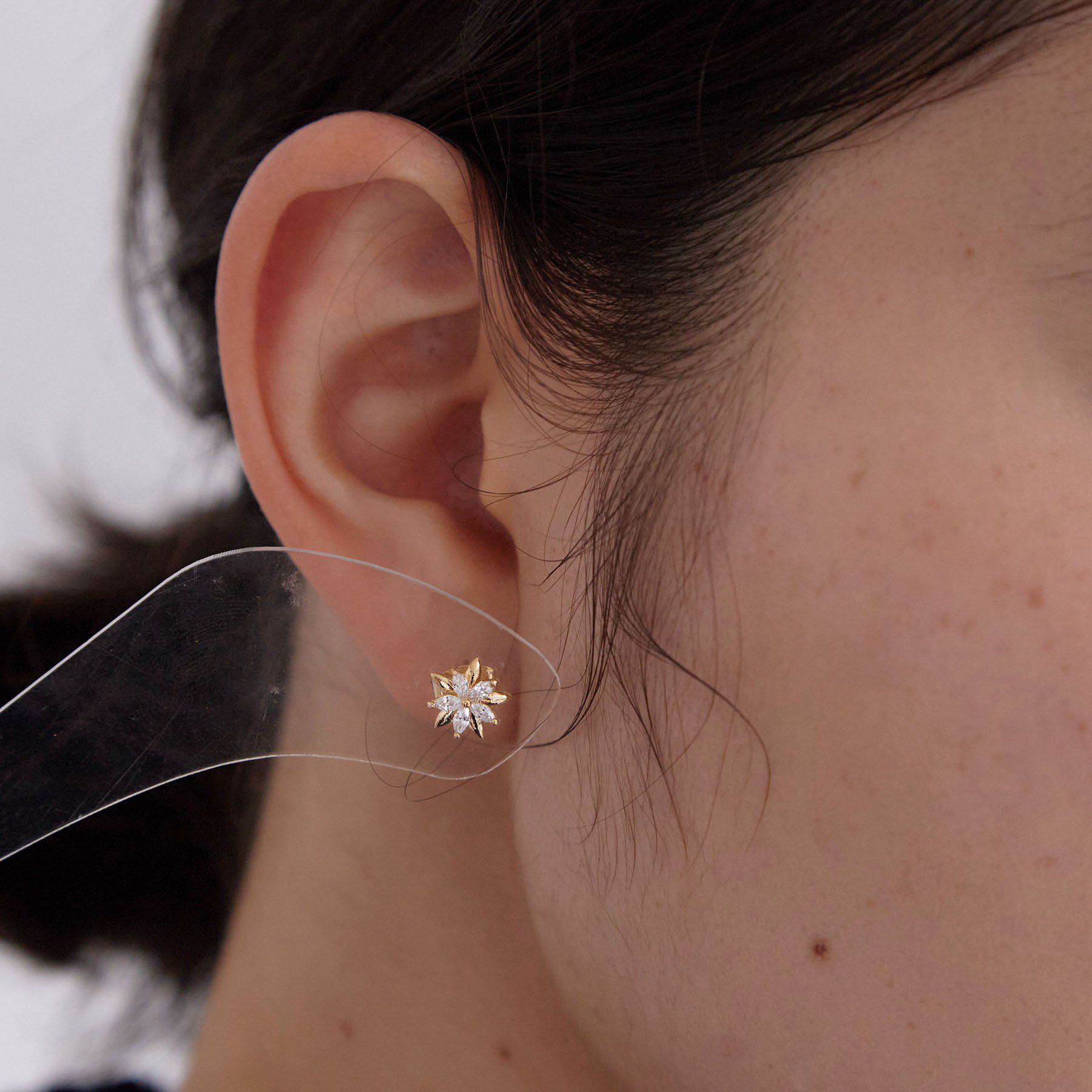 OPAQUE.CLIP「フラワーモチーフピアス」|ピアス|