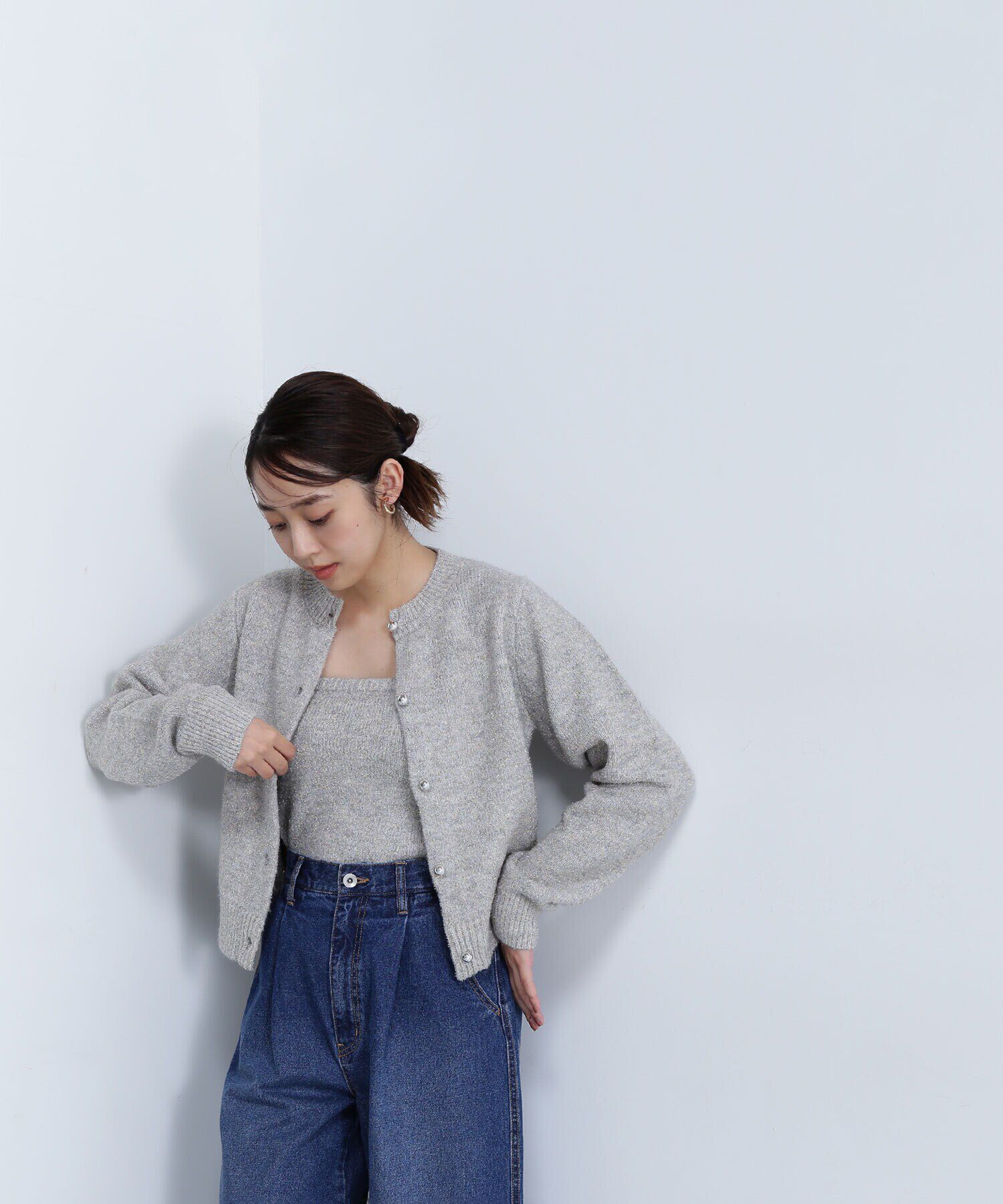  「グリッターラメアンサンブル　24AW」|ニット・セーター|