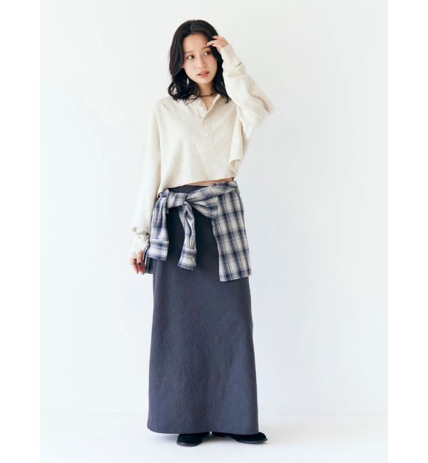 Ungrid「ピーチ起毛フィットスカート」|スカート|