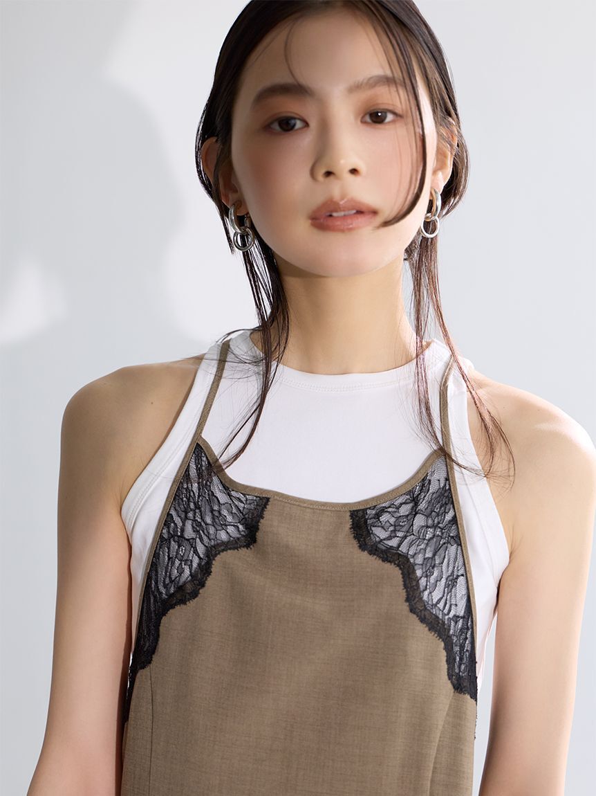 Mila Owen「アメスリタンク付きキャミナローワンピース」|ワンピース|