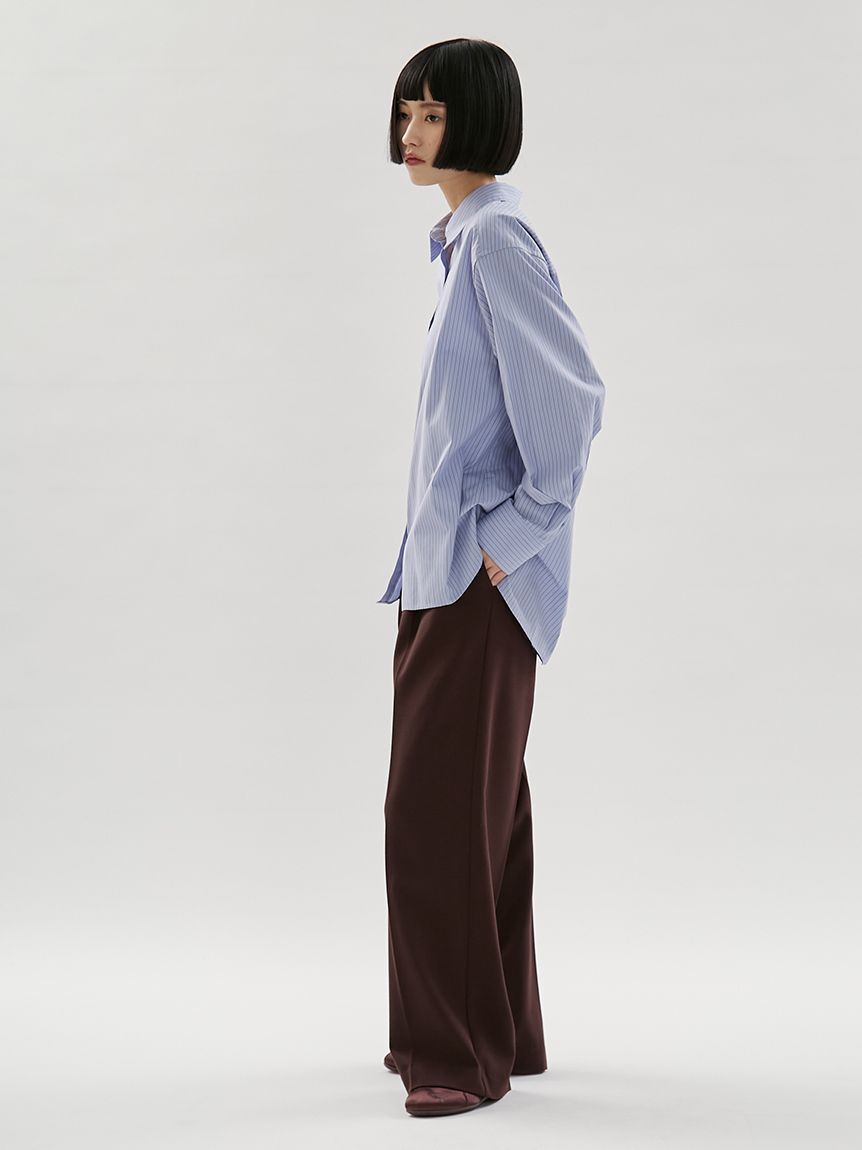 emmi atelier「【ONLINE限定カラーあり】ストライプベーシックシャツ」|シャツ・ブラウス|