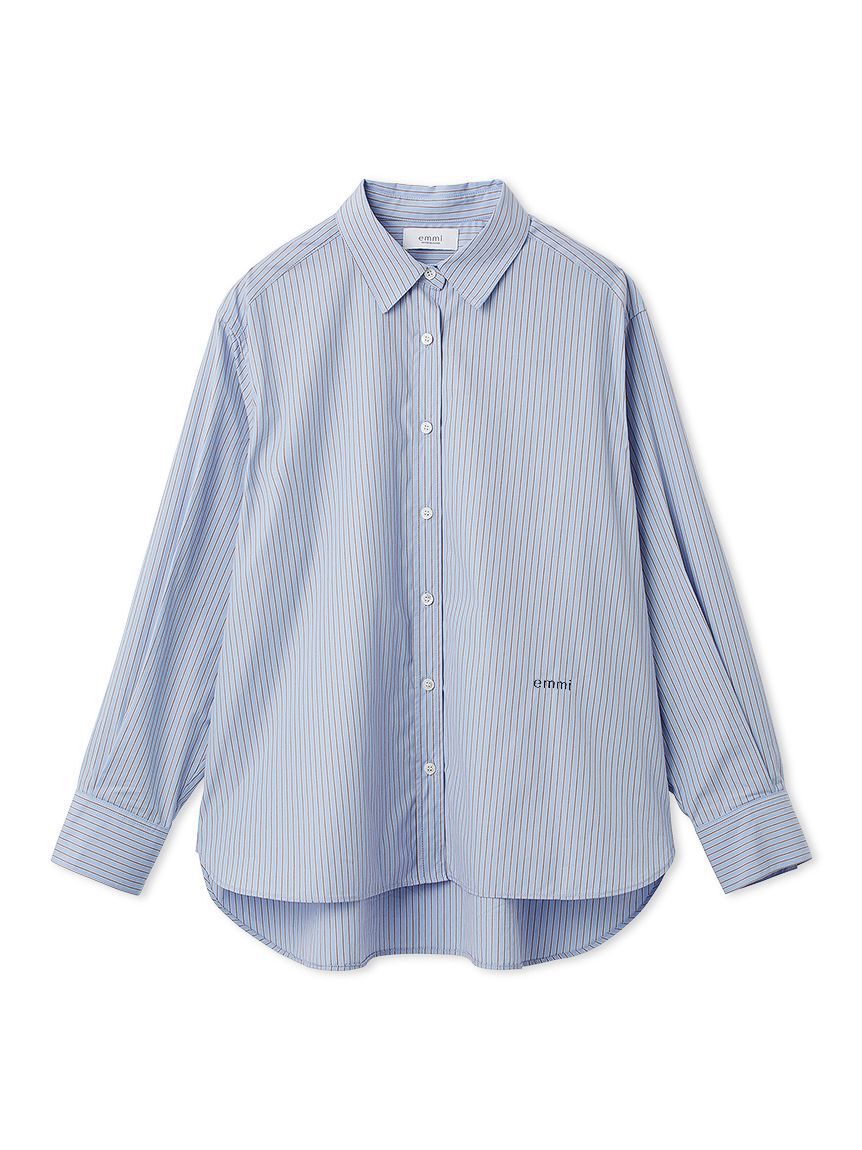 emmi atelier「【ONLINE限定カラーあり】ストライプベーシックシャツ」|シャツ・ブラウス|