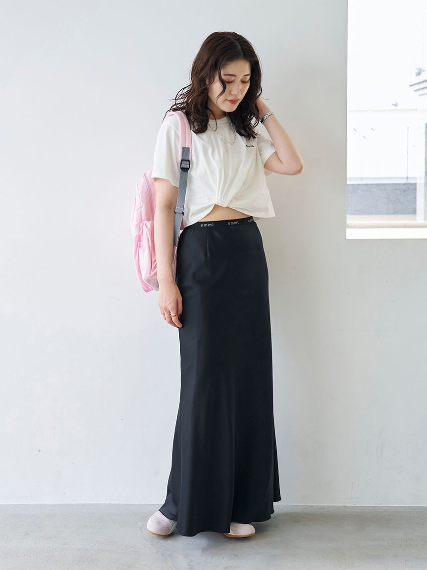 emmi atelier「eco 撥水ミニギャザーボディーバックパック」|リュック|