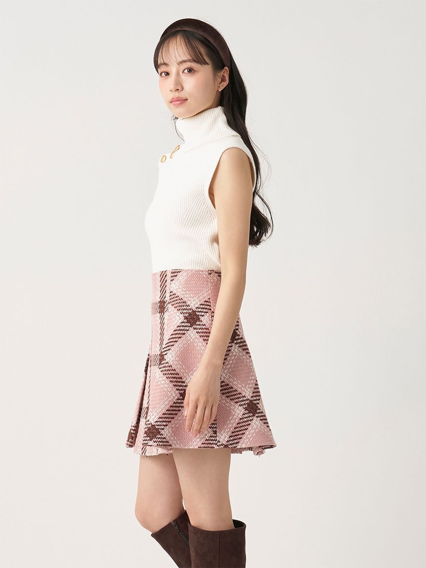 SNIDEL「【販路限定サイズあり】ロービングチェックミニスカート」|スカート|