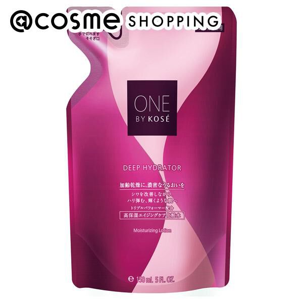 ONE BY KOSE「ONE BY KOSE ディープ ハイドレーター つめかえ用/無香料 (150mL)」|化粧水|その他