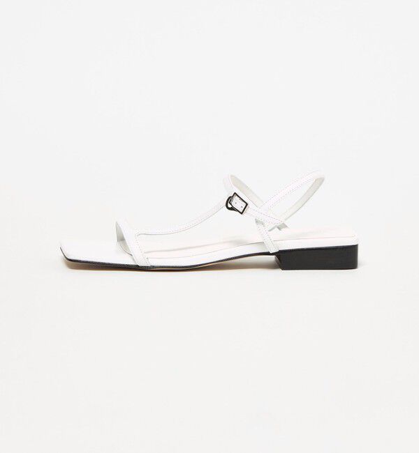 ODETTE E ODILE「アシンメトリーライン サンダル20&uarr;」|サンダル|WHITE