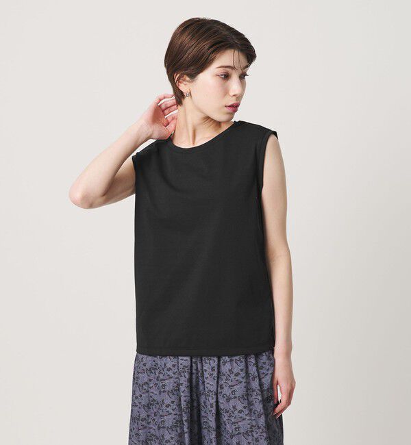 BEAUTY&YOUTH UNITED ARROWS「クリアハイゲージ ノースリーブ カットソー 接触冷感」|Tシャツ・カットソー|
