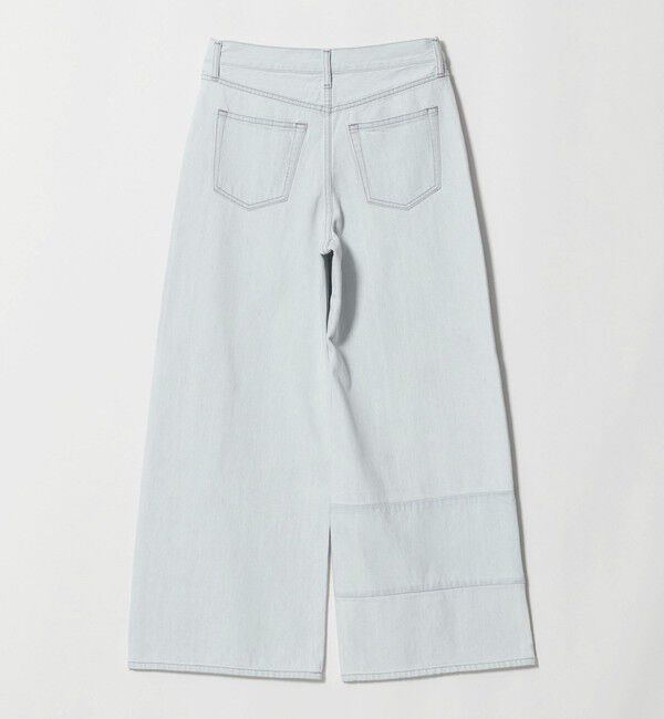 BEAUTY&YOUTH UNITED ARROWS「パッチワーク ワイド フレア デニムパンツ」|デニム|