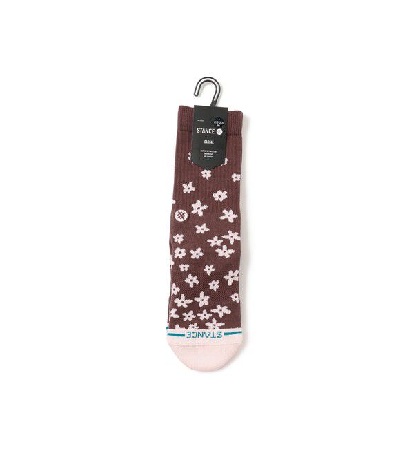 Ray BEAMS 「STANCE / FLORAL DREAMS CREW」|ソックス|BROWN