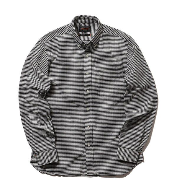 BEAMS PLUS「BEAMS PLUS / B.D. Gingham Check Oxford」|シャツ・ブラウス|BLACK