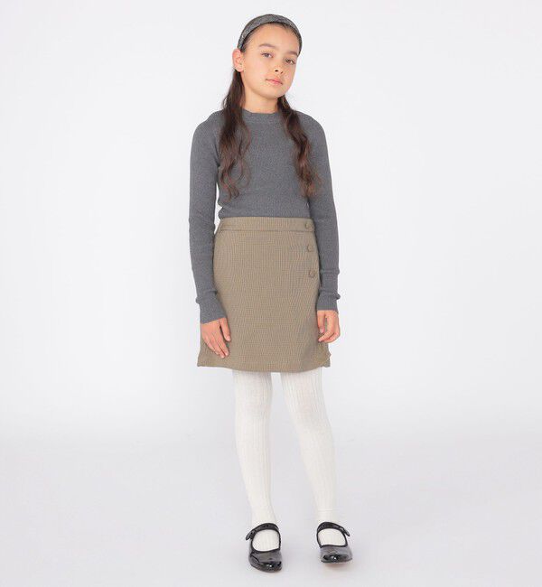 SHIPS KIDS「SHIPS KIDS:140～150cm / ラップ キュロット」|キュロット|