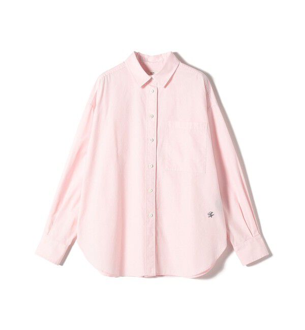SHIPS for women「《一部追加予約》〈洗濯機可能〉ピン オックス 刺繍 シャツ」|シャツ・ブラウス|
