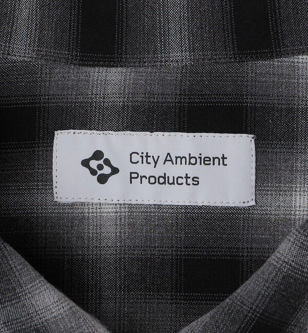 SHIPS「City Ambient Products: オンブレ チェック シャツ ジップ アウター」|シャツ・ブラウス|