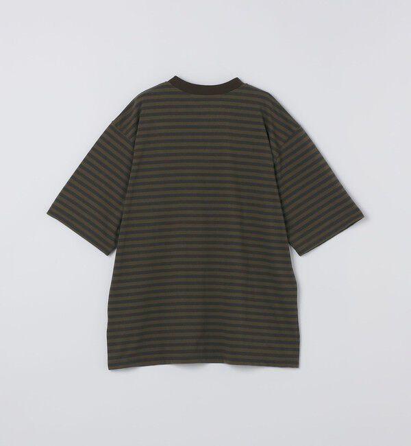 SHIPS「THYARD: COOLMAX(R) ボーダー ヘンリーネック Tシャツ」|Tシャツ・カットソー|