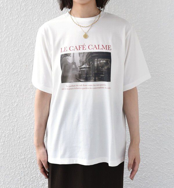 SHIPS Colors 「《予約》SHIPS Colors:〈接触冷感・UVカット〉26AW PARIS フォト TEE◆」|Tシャツ・カットソー|