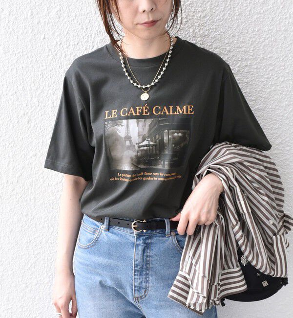 SHIPS Colors 「《予約》SHIPS Colors:〈接触冷感・UVカット〉26AW PARIS フォト TEE◆」|Tシャツ・カットソー|