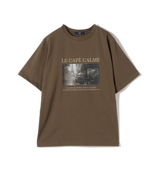 SHIPS Colors 「《予約》SHIPS Colors:〈接触冷感・UVカット〉26AW PARIS フォト TEE◆」|Tシャツ・カットソー|