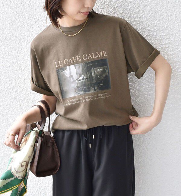SHIPS Colors 「《予約》SHIPS Colors:〈接触冷感・UVカット〉26AW PARIS フォト TEE◆」|Tシャツ・カットソー|