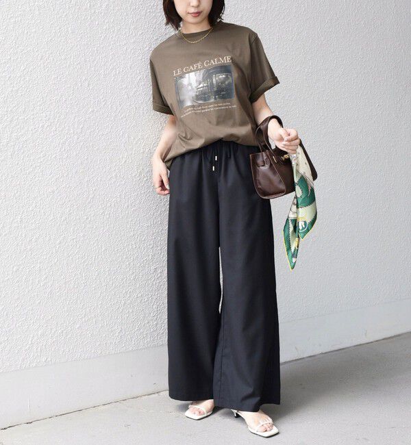 SHIPS Colors 「《予約》SHIPS Colors:〈接触冷感・UVカット〉26AW PARIS フォト TEE◆」|Tシャツ・カットソー|