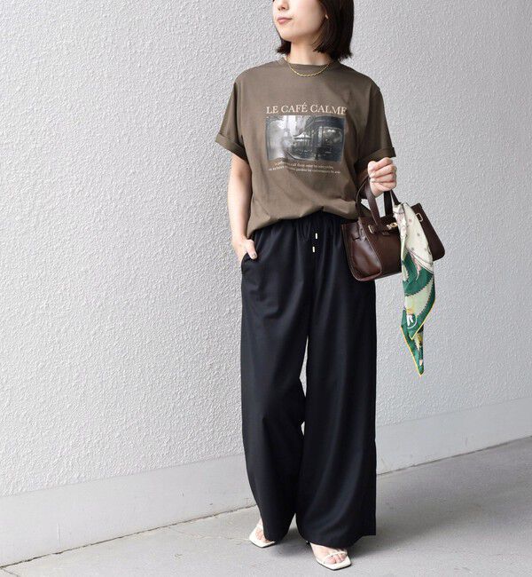 SHIPS Colors 「《予約》SHIPS Colors:〈接触冷感・UVカット〉26AW PARIS フォト TEE◆」|Tシャツ・カットソー|