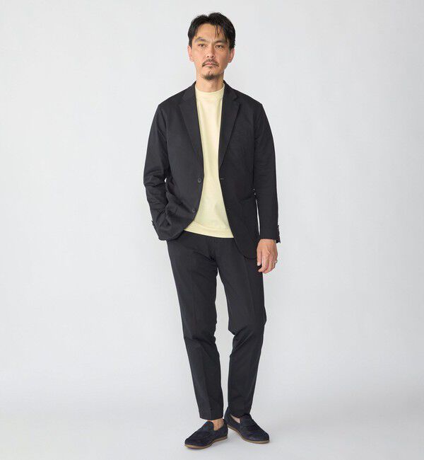SHIPS「SHIPS:〈洗濯機可能〉DOT JERSEY ノープリーツ イージー パンツ(セットアップ対応)」|スラックス|