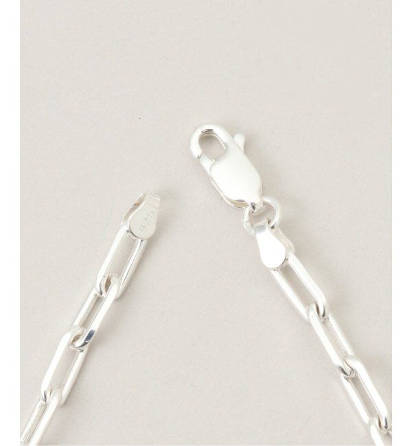  「【blancle/ ブランクレ】SV・ Long oval chain necklace」|ネックレス|