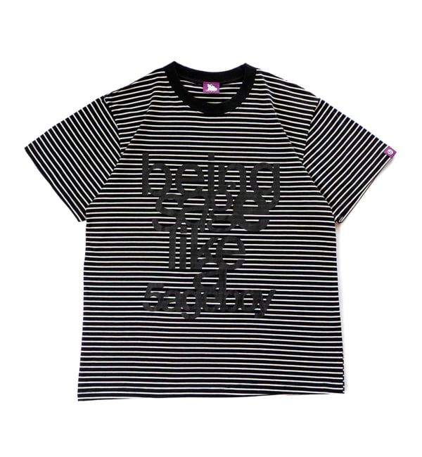 JOINT WORKS「SAGE / セイジ being sage Striped S/S Tee」|Tシャツ・カットソー|ブラック