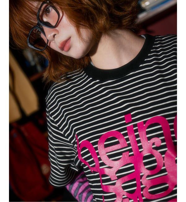 JOINT WORKS「SAGE / セイジ being sage Striped S/S Tee」|Tシャツ・カットソー|