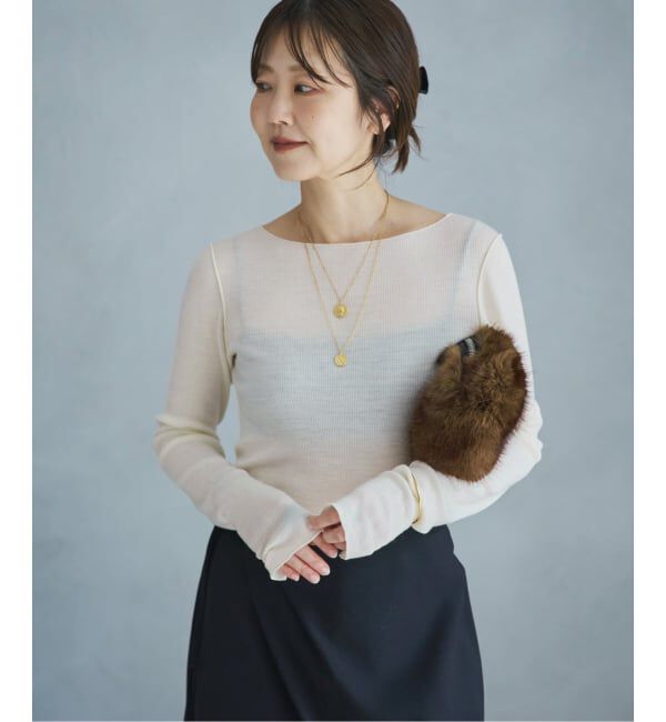 Plage「《追加予約》super100s Jersey boat/N プルオーバー 2」|Tシャツ・カットソー|ホワイト