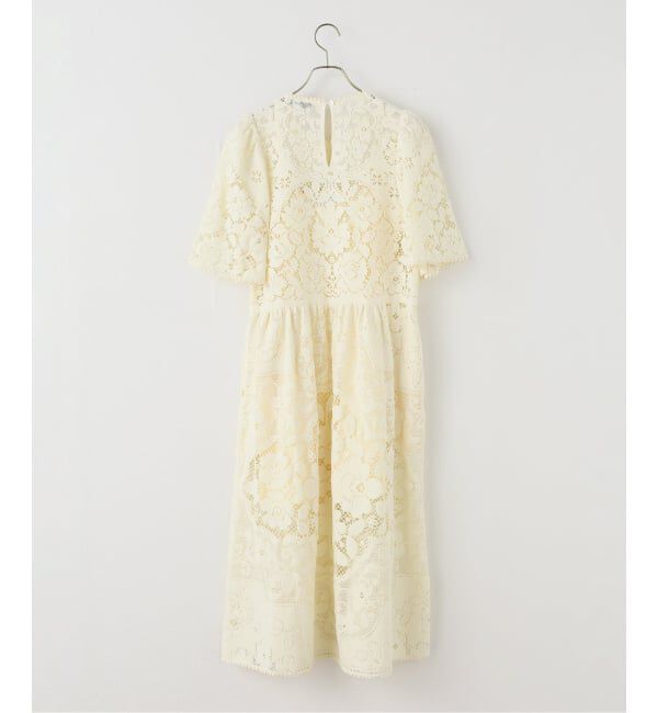 IENA LA BOUCLE「SEA NEW YORK/シー ニューヨーク ARIANNA LACE SSLV MIDI DRESS RS26-061」|ワンピース|