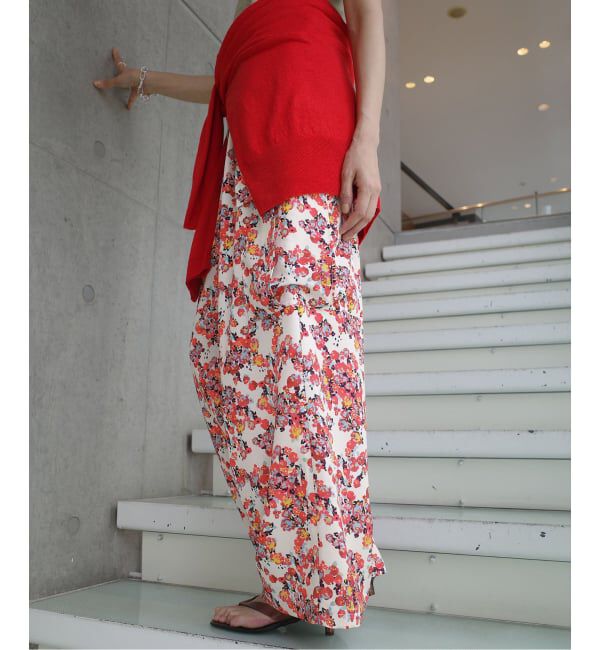 IENA「《一部店舗限定》Maison IENA フローラルカーゴパンツ」|カーゴ|