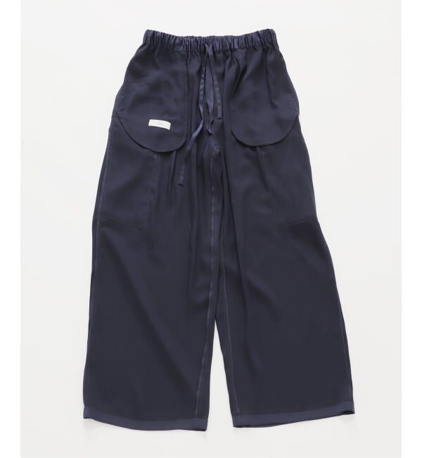 IENA「《一部店舗限定》Maison IENA サテンカーゴパンツ」|カーゴ|