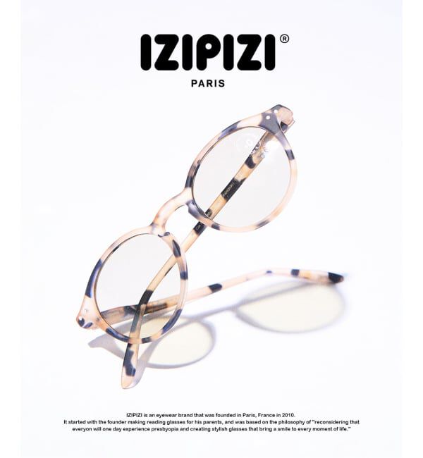 417 EDIFICE「IZIPIZI SUN LIGHTCOLOR#C」|サングラス|ベージュ