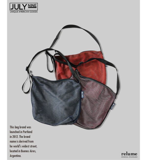 JOURNAL STANDARD relume「JULYNINE / ジュライナイン 別注 レイヤードメッシュ ショルダーバッグ」|ショルダー・メッセンジャー|