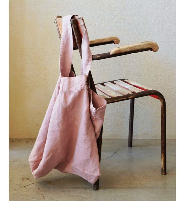 journal standard luxe「【CHARVET EDITIONS】 LINEN TOTE」|トートバッグ|ピンク B