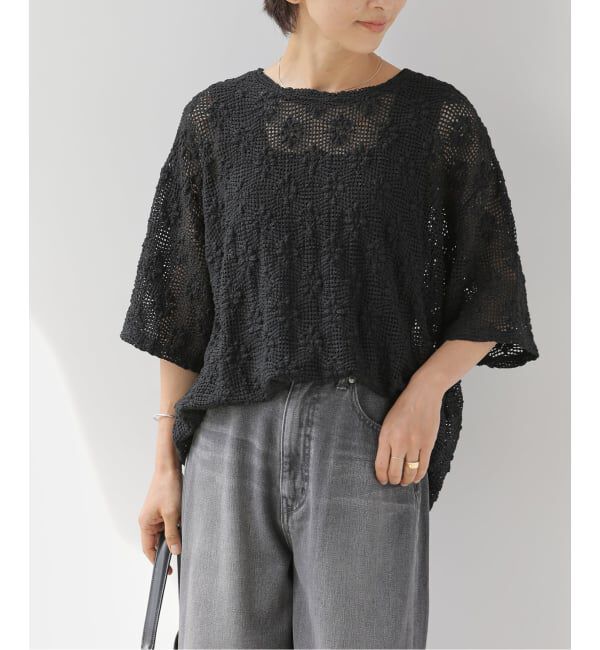 JOURNAL STANDARD relume「《予約》シャーリングメッシュレースプルオーバー」|Tシャツ・カットソー|