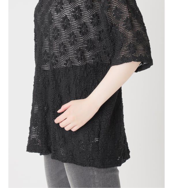 JOURNAL STANDARD relume「《予約》シャーリングメッシュレースプルオーバー」|Tシャツ・カットソー|
