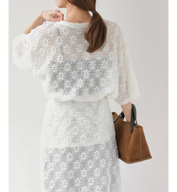 JOURNAL STANDARD relume「《予約》シャーリングメッシュレースプルオーバー」|Tシャツ・カットソー|